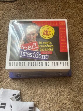 Bad President 16-Month Countdown Calendar by Workman Publishing - Multicolor